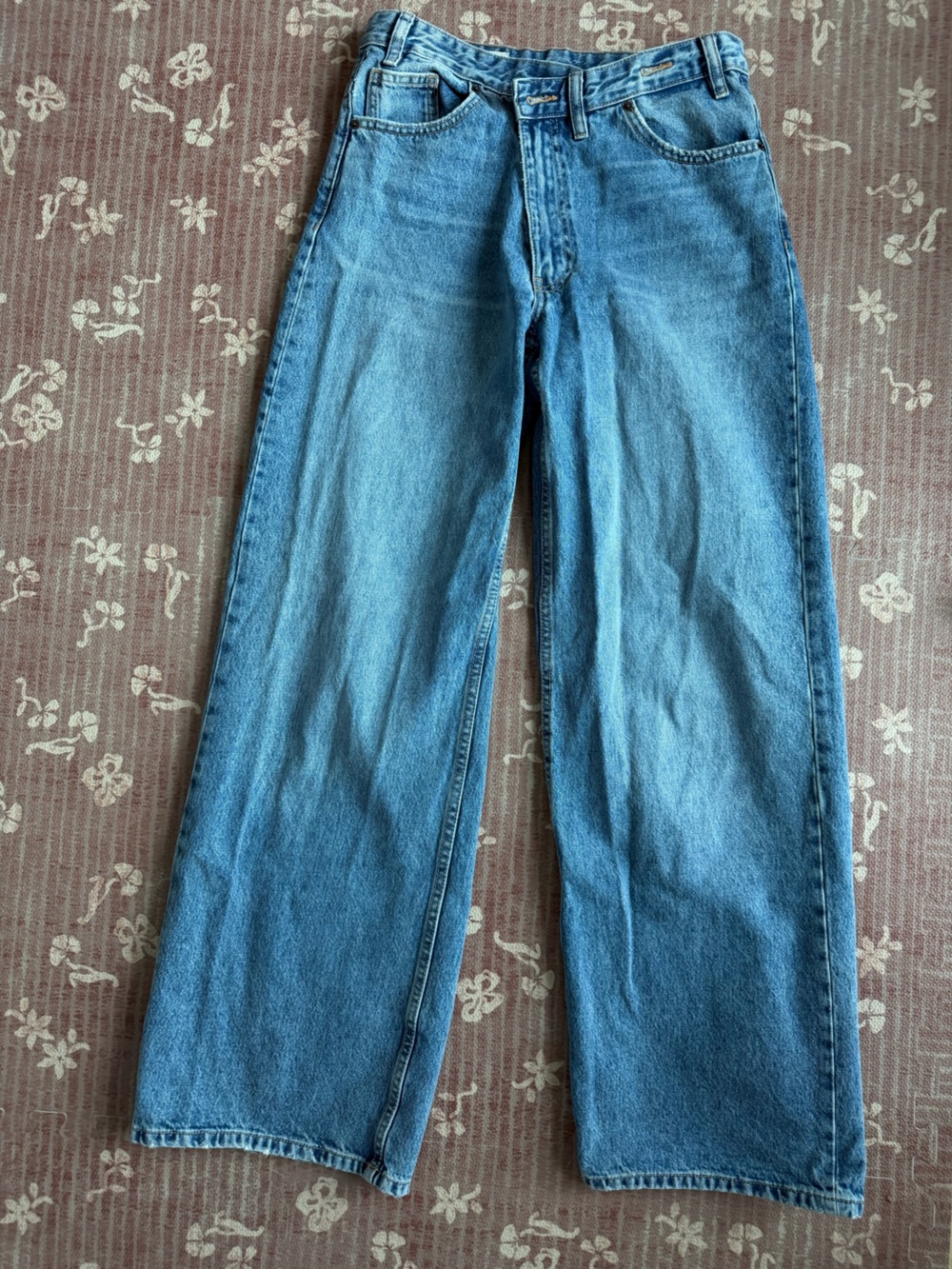 Zara Light Blue Wide-Leg Men's Jeans